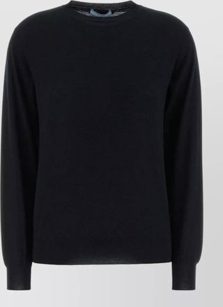 Prada cashmere crew neck sweater long sleeves