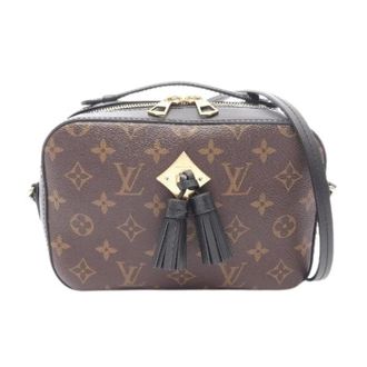 Louis Vuitton Pre-owned Saintonge Monogram 2way Schoudertas - Dames - Pre-owned - Bruin - Maat: ONE Size Leer