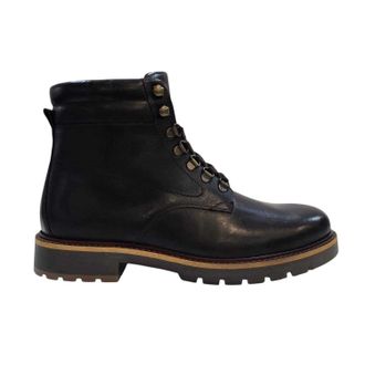 Firetrap Heren Portaal Leren Wandelschoenen (Donkerbruin)