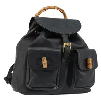 Gucci Zaino in Pelle Pre-owned - - Pre-owned - Donna - Nero - ONE SIZE