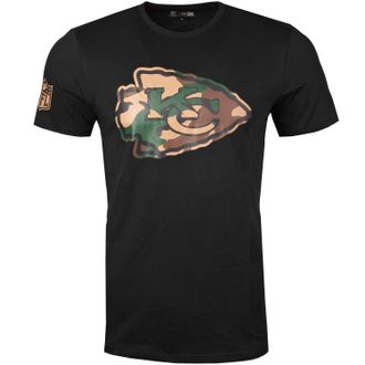 New Era Shirt - NFL Kansas City Chiefs Black/Wood camo - L