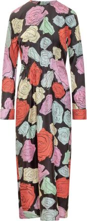 Marni Multicolour Floral Round Neck Maxi Dress