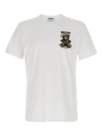Moschino White Crew Neck T-Shirt