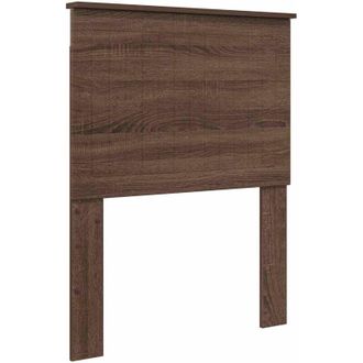 vidaXL Cabecero Con Cabecera Roble Marr&oacute;n 75 Cm Madera Contrachapada Vidaxl