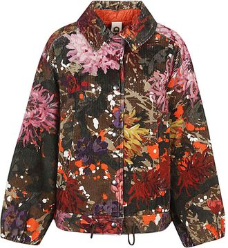 Konrad Ev Floral Print Bomber Jacket