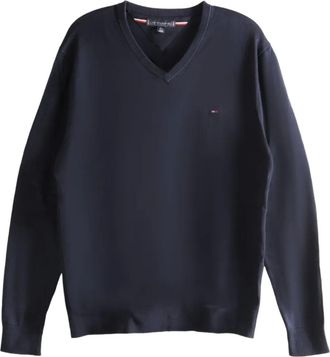 Maglione Uomo Scollo A V Lavecchia – Eleganza E Comfort In Cotone Per Taglie Forti (Nero, XXL-8XL)