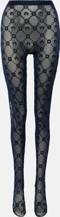 Marine Serre Moon mesh tights