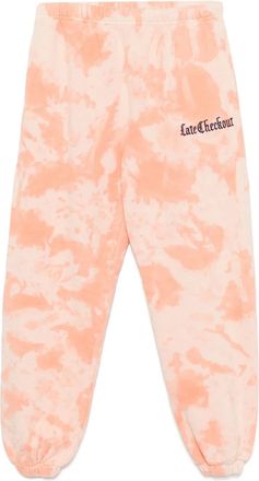 Stain Shade Pantaloni con fantasia tie dye - Arancione