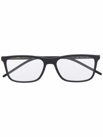 Dolce & Gabbana Eyewear Occhiali tondi rettangolari - Nero
