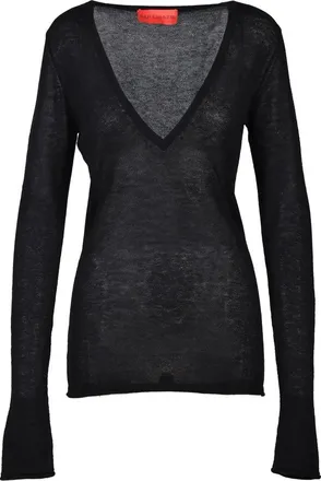 Wild Cashmere Silk and Cashmere Sweater - Black
