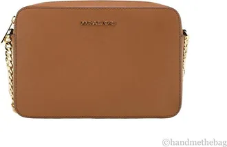 Michael Kors Michael Kors WomenS Zipper Closure Saffiano Leather Crossbody Womens Bag