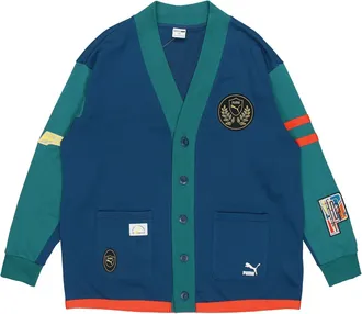 Puma Mix Badge Long Cardigan Blue 537004-45