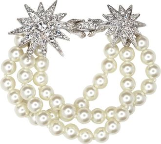 Kenneth Jay Lane Armband met sterdetail - Zilver