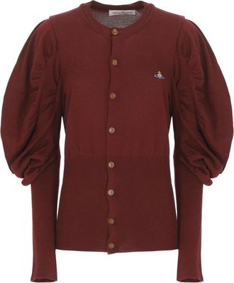 Vivienne Westwood Truien & Vesten, Dames, Rood, S, Wol, Eli Cardigan