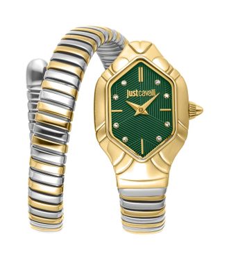 Just Cavalli Womens Snake 316L Stainless Steel Watch