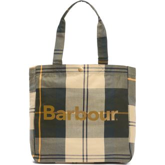 Barbour Telfield Tartan Tote in Ancient Tartan at Nordstrom