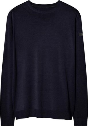 Roberto Ricci Design Maxell Round Knit - Heren - Ronde hals truien - Blauw - M - Truien & Vesten