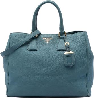 Prada Pre-owned Prada Vitello Daino Open Convertible Tote Ladies PZOYZU39NJ6CE6K6