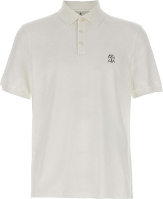 Brunello Cucinelli Piqu Polo Shirt