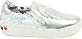 Love Moschino Dames, Schoenen, Grijs, Maat: 41 EU