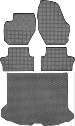 OEM Juego De Alfombrillas De Goma Para Coche Y Alfombrilla Para Maletero Para Volvo Xc60 I Suv (de Octubre De 2008 A Junio De 2017)