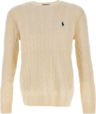 Polo Ralph Lauren Heren, Truien, Wit, Maat: S Wol