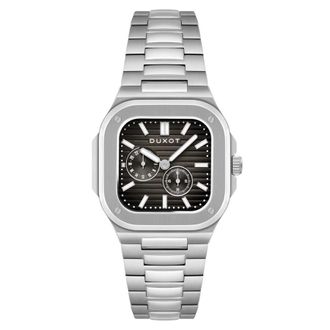 Duxot Quadrata Automatic Black Dial Mens Watch DX-2084-11