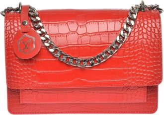 Luisa Vannini Rood Rundleer Tas