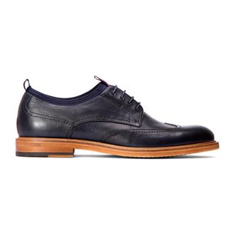 Kazar Heren marineblauwe Derby schoenen - Heren - Veterschoenen - Blauw - 46 EU - Leer - Schoenen