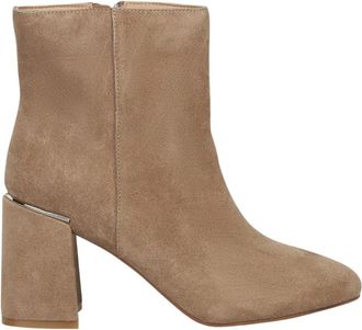 Alma En Pena Lage laars brede hak - Dames - Laarzen met Hak - Beige - 37 EU - Schoenen
