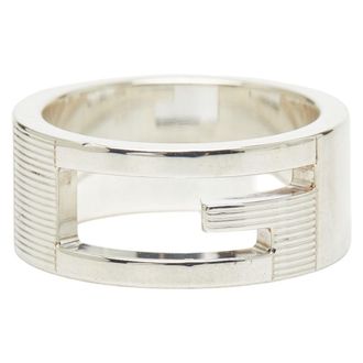 Gucci Silver Silver 925 Band Ring (Pre-Owned)