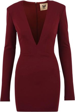 Aniye By Sienna Short Dress - Dames - Feestkleedjes - Bruin - L - Polyester - Kleedjes