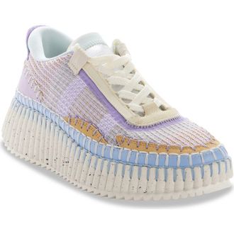 Chlo&eacute; Nama Platform Sneaker in Dreamy Lavender at Nordstrom Rack, Size 11Us / 41Eu