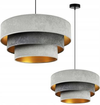 OEM L&aacute;mpara Colgante De Techo L&aacute;mpara De Techo Pantalla De Terciopelo Dorado