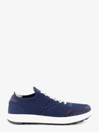 Kiton Ciro Paone Sneakers in tessuto a maglia con inserti in suede - KITON CIRO PAONE - gender_Man