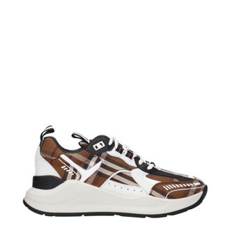 Burberry Sneakers Uomo Tessuto Marrone/Betulla