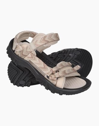 Mountain Warehouse Womens Mountain Warehouse Womens/Ladies Cyprus Chevron Sandals - Brown - Size: 8
