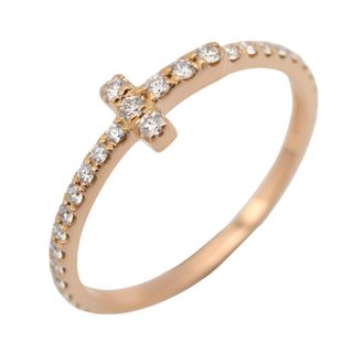 Tiffany & Co. Gold Clear Pink Gold (18K) Band Ring (Pre-Owned)