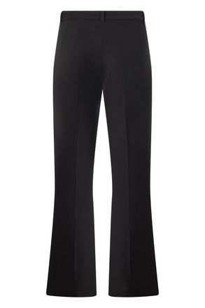 Max Mara Womens Flared Trousers Umanita Black Cotton