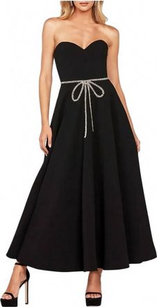 Helsi Grace Bow Dress In Black