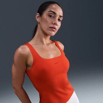 Nike Womens Form Tank Top in Red | HQ8082-633