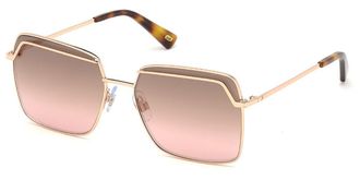 Web Eyewear Web WE0259 33G Mens Sunglasses Gold Size 57