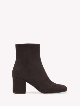 Gianvito Rossi Joelle Boots in Dark Brown at Nordstrom, Size 38.5