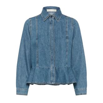 Inwear Blouses & Hemden - Dames - Blouses & Shirts - Blauw - Maat: XL Denim