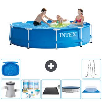 Intex Piscina Con Estructura Redonda - 305x76 Cm - 8-piezas S21173