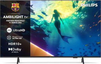 Philips Tv Led 65Philips Ambilight Smart tv 4K Ultra HD 3840x2160 classe E Nero [65PUS8010/12]