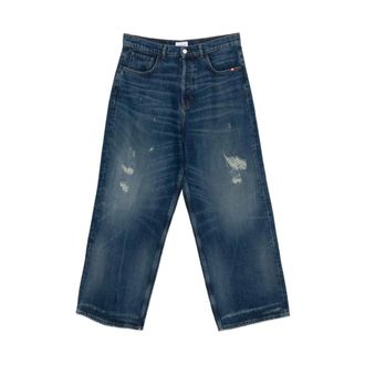 Amish Straight Jeans, male, Blue, Size: W34 Jeremiah Jeans
