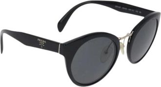 Prada Pre-owned Vintage Zonnebril - Dames - Vintage Accessoires - Zwart - ONE Size - Vintage
