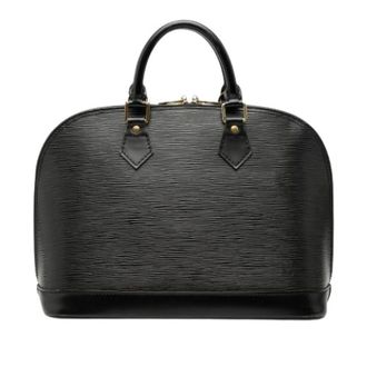 Louis Vuitton Pre-owned Handbags, female, Black, Size: ONE SIZE Pre-owned Alma PM