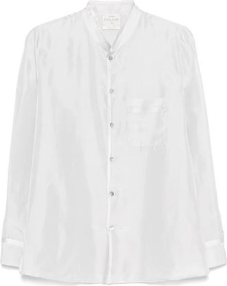 Forte_Forte F47M.7062 Habotai Zijde Blouse - Dames - Overhemden - Wit - M - Overhemden